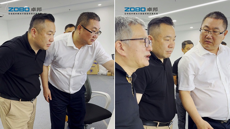ZOBO卓邦張新峰與協(xié)會領(lǐng)導走訪中建電子信息技術(shù)有限公司，共商發(fā)展大計