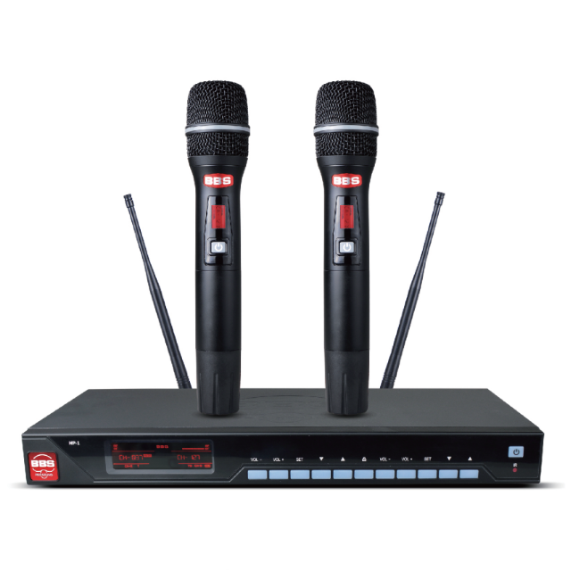 BBS娛樂話筒 HP-1 一拖二無線話筒 專業(yè)無線麥克風(fēng) 真分集話筒 舞臺(tái)演出會(huì)議婚慶主持